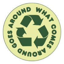 Recycle Symbol Sticker
