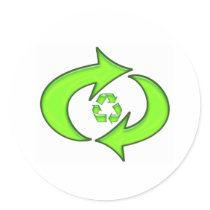 Recycle Symbol Stickers