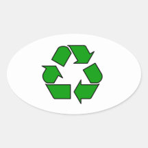 Recycle Symbol Stickers
