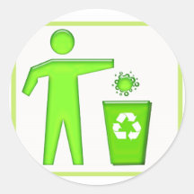 Recycle Symbol Stickers