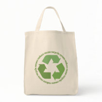 Recycle Symbol Tote Bag