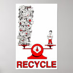 Recycle Trash Poster