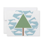 Recycle - Tree -1 invitations