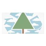 Recycle - Tree -1 photo cards