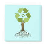Recycle tree magnet