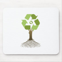 Recycle tree mouse mats