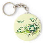 Recycle Utah keychains