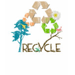 Recycle Vintage Womens Bird T-Shirt