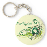 Recycle West Virginia keychains