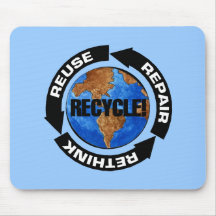Recycle World Mouse Pad