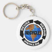 Recycle Worldt Key Chain