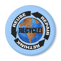 Recycle Worldt Magnet