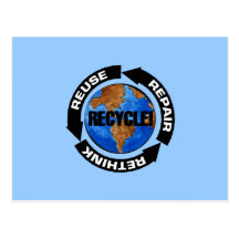 Recycle Worldt Post Cards