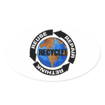Recycle Worldt Sticker