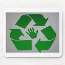 Recycled Handprint Mousepad