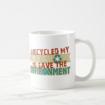 Recycled Homework Mugs