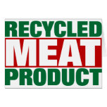 Recycled Meat Product Cards