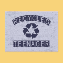 Recycled Teenager postcards