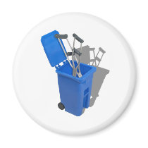 RecycledCrutches082010 Magnet