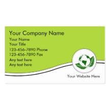 Recycling Business Cards
