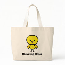Recycling Chick Canvas Bags
