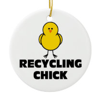 Recycling Chick Ornaments