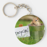 Recycling Chipmunk Keychain
