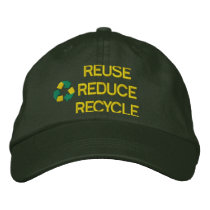 Recycling Embroidered Hat