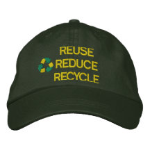 Recycling Embroidered Hat