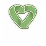 Recycling Heart -grn LTT t-shirts