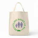 Recycling Saves Us All bags
