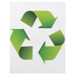 Recycling sign flyers