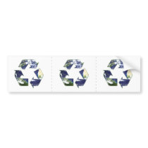 Recycling Symbol Bumper Sticker