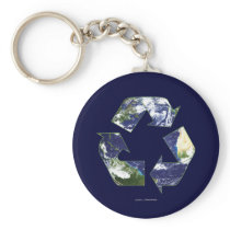 Recycling Symbol Keychains