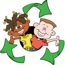 Recycling Symbol Kids Acrylic Magnet Photo Cutout