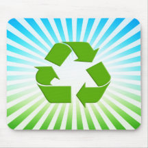 Recycling symbol Mousepad