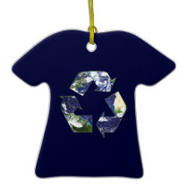 Recycling Symbol Christmas Tree Ornaments