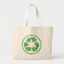 Recycling to Save the Planet Earth, Symbol Tote Bag