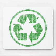 Recycling to Save the Planet Earth, Symbol Mouse Pad