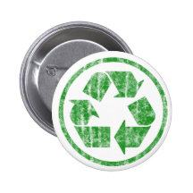 Recycling to Save the Planet Earth, Symbol Pin