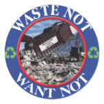 Recycling Works stickers