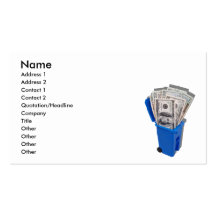 RecyclingSaveMoney090810, Name, Address 1, Addr... Business Card Templates
