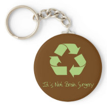 Recyle it's Easy Keychain