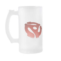 Red 3D 45 RPM Adapter Coffee Mug