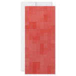 Red Abstract Pattern. Rack Card