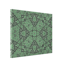 Red Abstract Pattern Stretched Canvas Prints