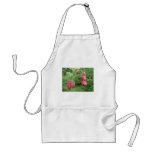Red Abutilon Flowers Aprons