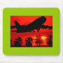 Red Airline Sunset Mouse Pads