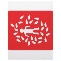 red alcohol league icon custom letterhead