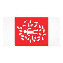red alcohol league icon picture card